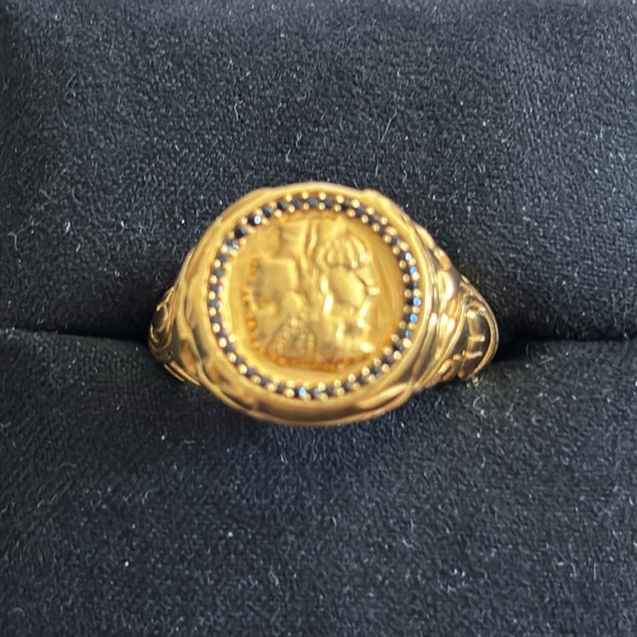 Missoma HARRIS REED JANUS LOCKET SIGNET RING - Picture 2 of 6